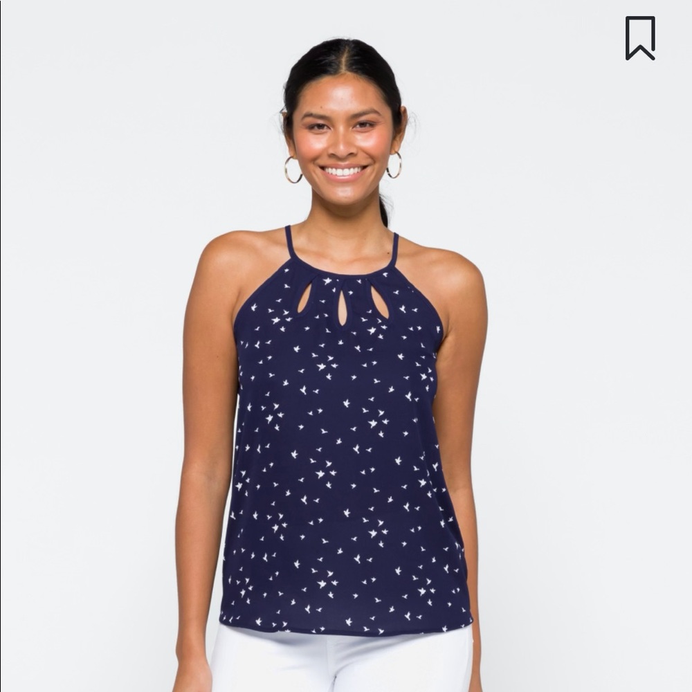 NWOT Papermoon Cutout detail Blouse
